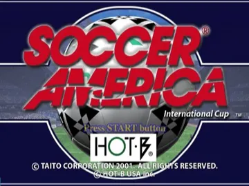 Soccer America - International Cup screen shot title